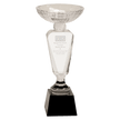 12 Clear Optic Crystal Cup With Black Pedestal Base - Award - Custom Crafting Alliance, LLC