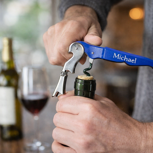 Custom Laser-Engraved Waiter’s Corkscrew | Wine Key — 21 Colors