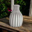 Facetta 3D - Printed Geometric Vase – A Modern Statement Piece for Elegant Interiors - Custom Crafting Alliance, LLC