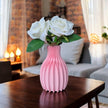 Facetta 3D - Printed Geometric Vase – A Modern Statement Piece for Elegant Interiors - Custom Crafting Alliance, LLC